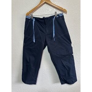 Nike Athletic Capri Pants Women's Activewear Training Blue